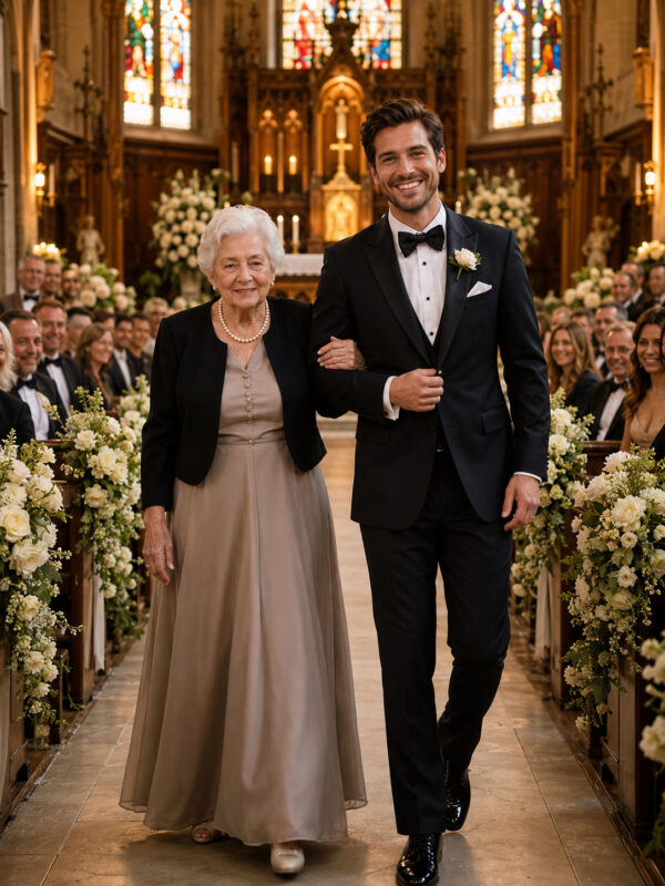 “My stepson’s fiancée told me, ‘only real moms are allowed in the front row.’ so I watched the wedding from the back… until my son turned around”