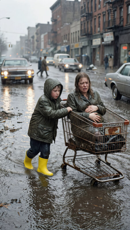 As cars sped past a pregnant woman stranded in a flooded street, a twelve-year-old homeless boy stepped out into the pouring rain to help her. A few days later, a black SUV pulled up outside the shelter where Lucas came for a hot meal... and he froze in shock...