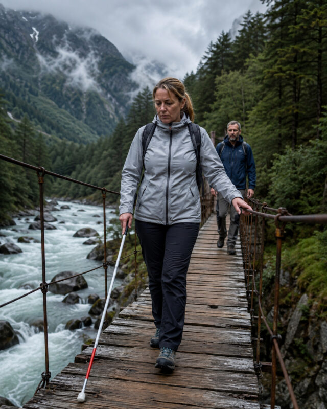 The husband thought no one could see him when he pushed his blind wife into the river… But a few minutes later, his phone rang in his pocket, and a single message made him turn pale