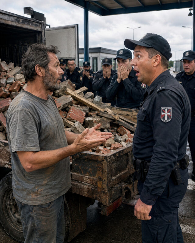 Every day, a man crossed the border with an old truck filled with construction debris. The customs officers systematically searched his cargo, convinced that he was smuggling something illegal… But when the truth finally came out, everyone was left speechless