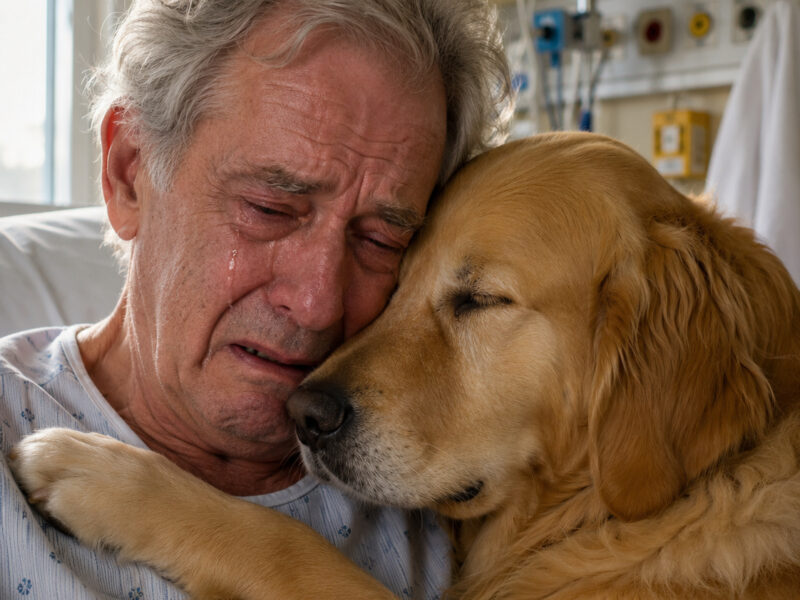 Doctors made a rare exception and allowed a dog into a patient's hospital room so he could say one last goodbye to his beloved owner. But just a few hours later, when a nurse returned, what she discovered left her frozen in horror…