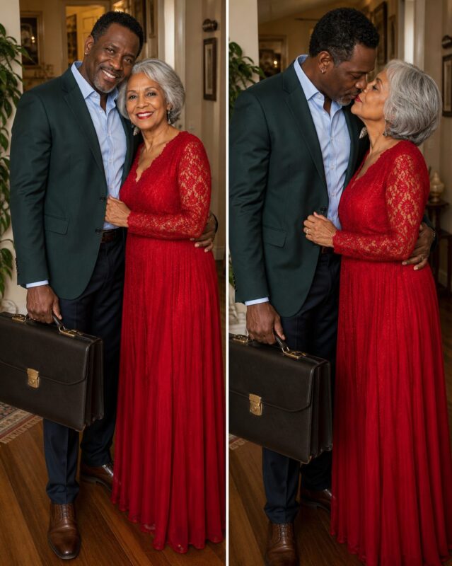 The boyfriend of my 72-year-old mother always left our family dinners before dessert… One evening, my daughter followed him… and she came back in tears