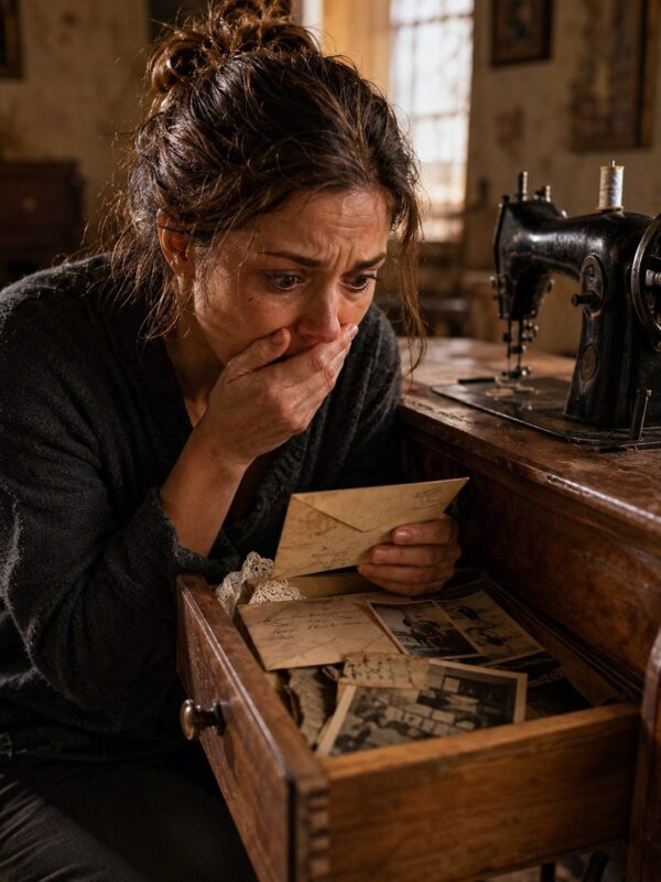 My husband left to work abroad for nearly a year, leaving me alone with his dying mother. I thought her final wish would be nothing more than a simple goodbye… But after the funeral, when I opened the drawer of her old sewing machine, I discovered that someone had been lying to me all these years...