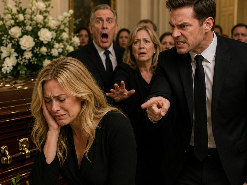 My brother lost control at our father’s funeral because I refused to give him the key to the safe. As our relatives held him back, he shouted, “She’s stealing my inheritance!” I said nothing... Later, I opened the safe in front of the entire family
