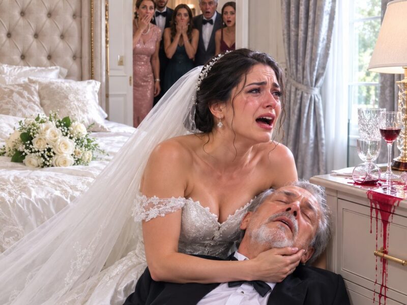 During their first night of marriage, the 75-year-old millionaire closed the door, looked at his 20-year-old young wife, and said to her: “Now, you’re going to have to fulfill your duties as a wife.” When he began to take off her dress, she didn’t scream or try to escape… but what happened next left him completely paralyzed