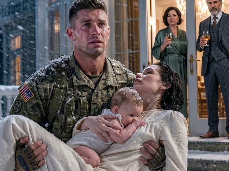 After 18 months abroad, I came home and found my wife and baby freezing on the front porch — what my parents had done left me speechless...