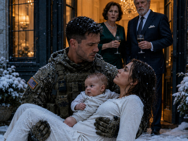After 18 months abroad, I came home and found my wife and baby freezing on the front porch — what my parents had done left me speechless...
