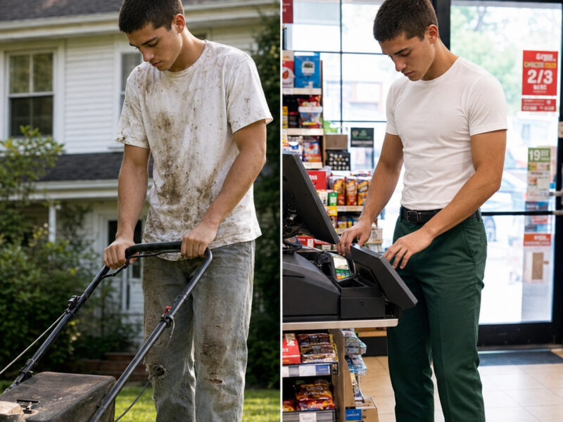 “I Thought I’d Simply Hired a Teenager to Mow My Lawn—Until I Discovered Why He Had Chosen MY House… I Was Left Speechless…”