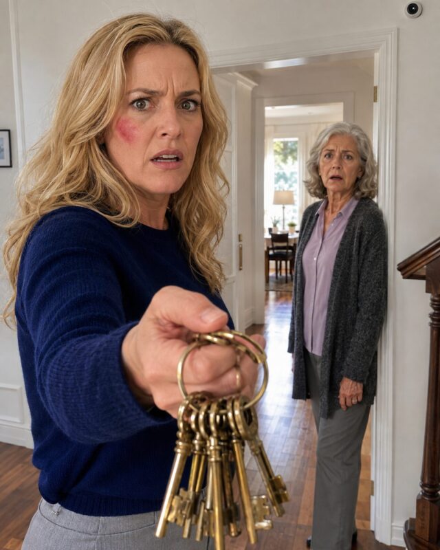 My mother-in-law threw a heavy set of keys straight at my face after I told her she could no longer enter our bedroom whenever she pleased...