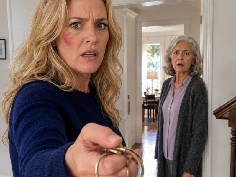 My mother-in-law threw a heavy set of keys straight at my face after I told her she could no longer enter our bedroom whenever she pleased...