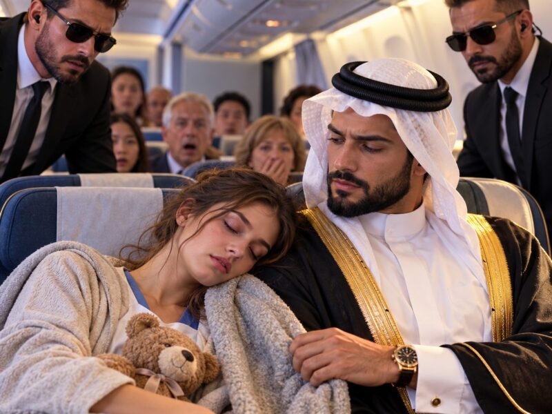 A young woman fell asleep during a flight with her head on the shoulder of the richest and most ruthless man — but what he did stunned every passenger