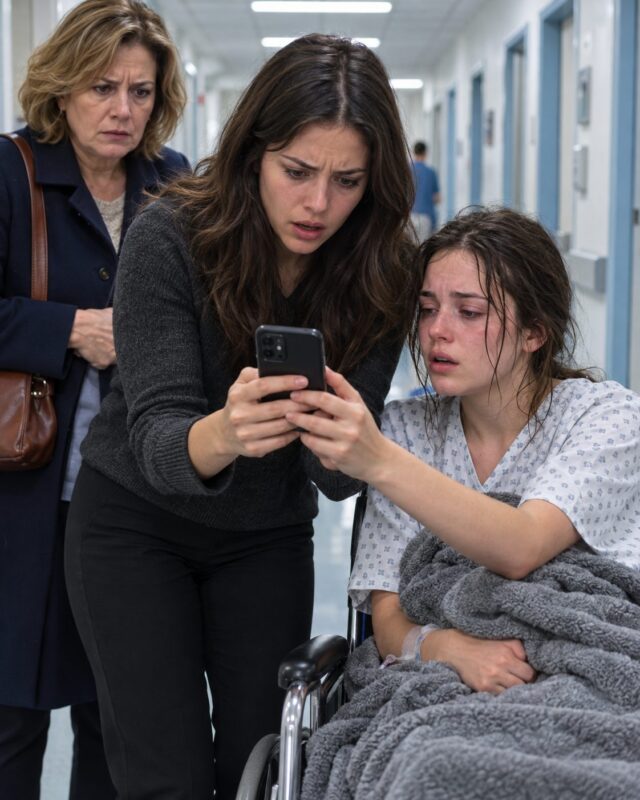 My sister was burning up with fever, but Mom said she was faking it… Then, in the ER, Sarah’s hidden phone revealed the whole truth