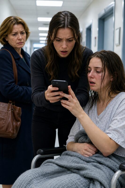 My sister was burning up with fever, but Mom said she was faking it… Then, in the ER, Sarah’s hidden phone revealed the whole truth