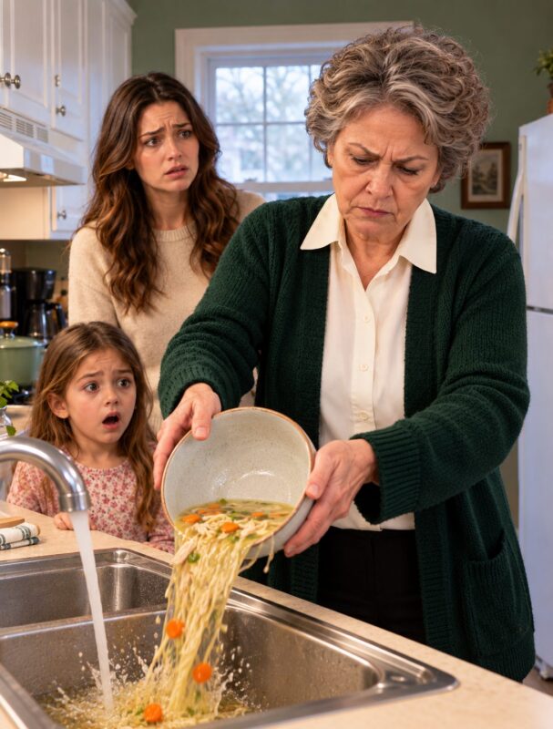 My mother threw my daughter’s dinner into the sink before kicking us out — The next day, I placed a document in front of my lawyer that my parents had long forgotten about