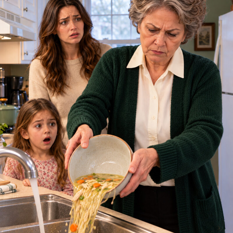 My mother threw my daughter’s dinner into the sink before kicking us out — The next day, I placed a document in front of my lawyer that my parents had long forgotten about