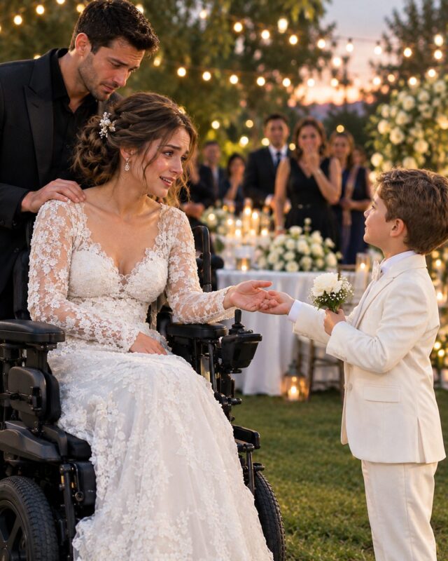 All the guests were eagerly awaiting the groom’s arrival… but it was a little boy who surprised everyone by asking the bride to dance