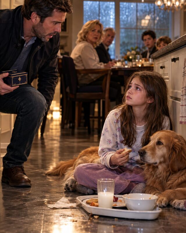 I came home earlier than expected and found my 10-year-old daughter eating dinner on the kitchen floor, next to our dog… but what my mother was hiding from me was far worse