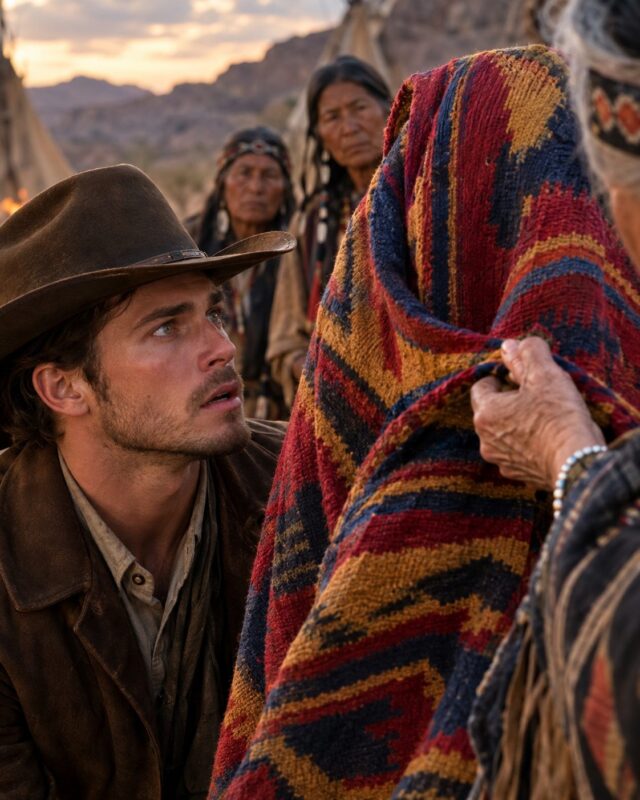 Every apache warrior had refused to marry her, but this white rancher agreed without seeing her face… until the blanket was lifted
