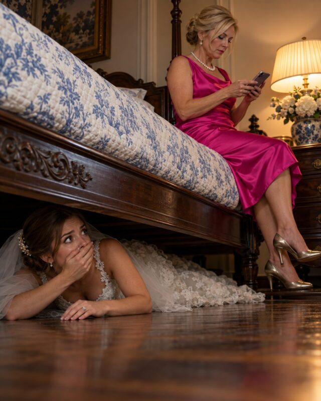 On my wedding night, I hid under the bed to surprise my husband, but a woman entered our room and made a call on speakerphone. I recognized the voice on the other end… and what I heard left me speechless...