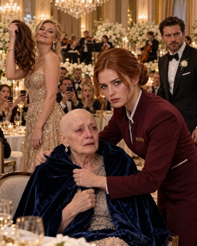 The bride rips off her sick future mother-in-law’s wig in front of 200 guests, but six words from the groom will change the entire wedding